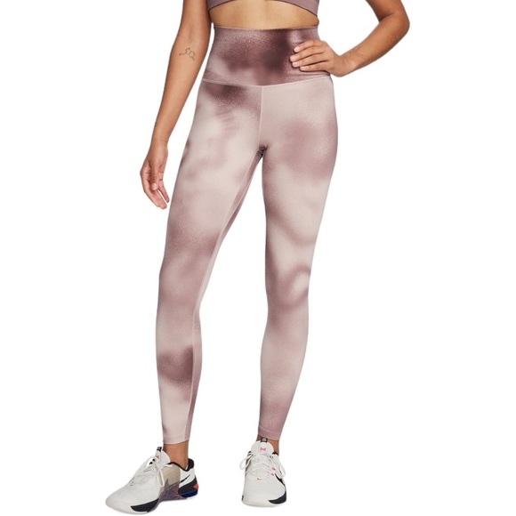 Nike Women's One High-Waist Full-Length Leggings | Smokey Mauve | NEW/NWT!!🩶👟 - Picture 1 of 12